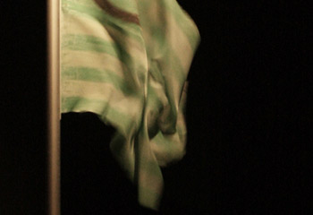 Carlo Zanni
Flying False Colors (The Sixth Day), 2009
Customized Hardware and Software, real time Internet data
Dimensions variable
Photo by Fedele Spadafora
Courtesy of Collection Angela and Mas