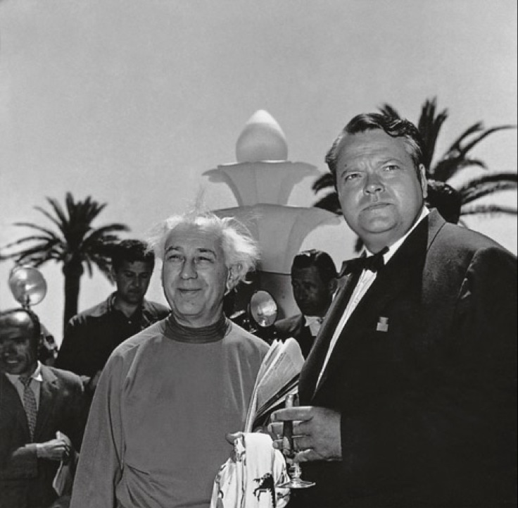 Abel gance et Orson Welles, 1958