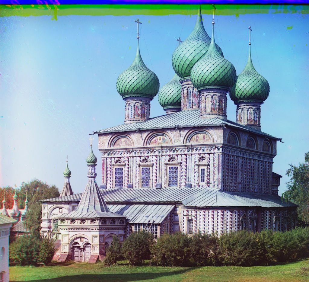 Church of the resurrection in the grove (Kostroma). / Year: 1910 / © LOC, LC-DIG-prokc-21251.