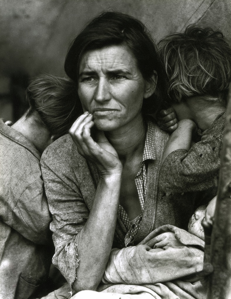 © Howard Greenberg - Dorothea Lange, Migrant Mother, Nipomo,
Californie, 1936 © Library of Congress / Courtesy Howard Greenberg Gallery
