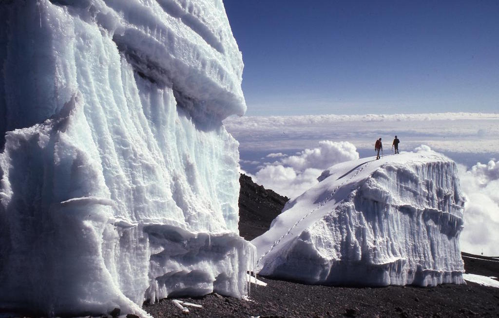 © Jürgen Winkler, Im Krater des Kilimanjaro, Tansania, 1980