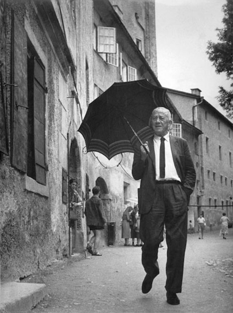 Gerti Deutsch: Oskar Kokoschka, Salzburg 1958, Gerti Deutsch © FOTOHOF archiv und gettyimages
