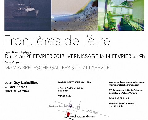 FRONTIÈRE DE L'ÊtRE Une exposition en triptyque