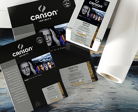Découvrez les papiers photographiques barytés de la gamme Canson ® Infinity, une référence pour les papiers jet d’encres Fine Art Découvrez les papiers photographiques barytés de la gamme Canson ® Infinity, une référence pour les papiers jet d’encres Fine Art