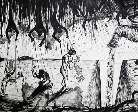 Exposition Franck Saïssi « La bouteille à l'encre »