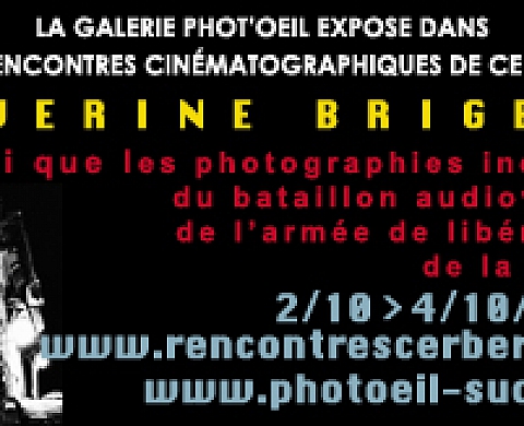 La galerie phot'oeil expose dans les rencontres cinématographiques de Cerbère