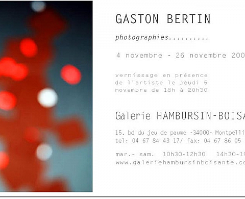 Gaston Bertin - Photographies Gaston Bertin - Photographies