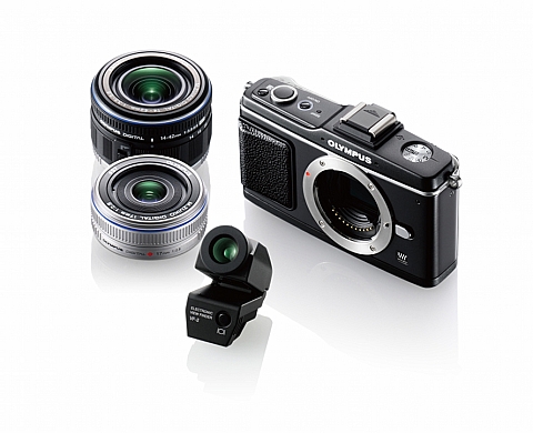 Gamme Olympus PEN : lancement de l'E-P2 avec un viseur électronique et de deux nouveaux objectifs