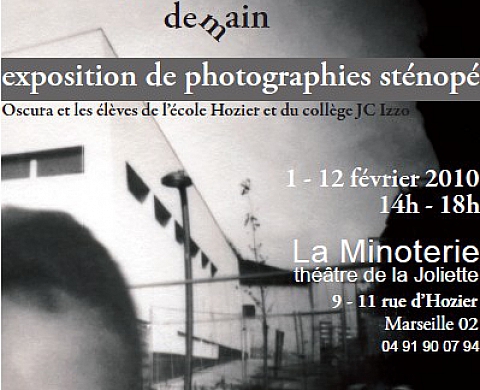 Entre ici et demain : exposition de photographies sténopé - A la Minoterie