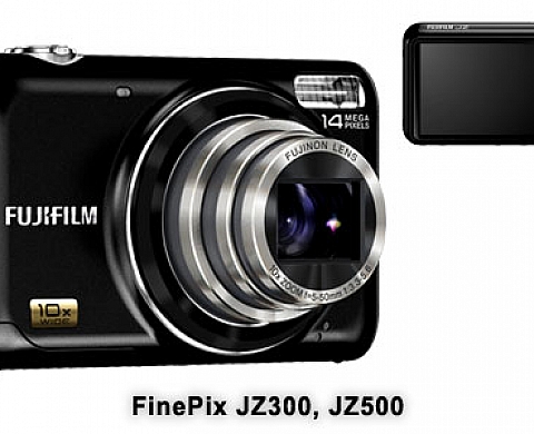 Fujifilm FinePix JZ300 et JZ500 : Fujifilm lance une nouvelle gamme de compacts long zoom