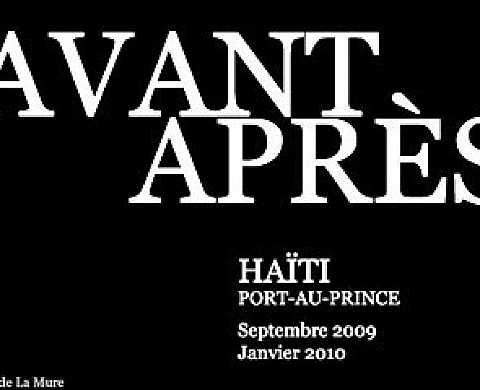 Haïti : avant, après - Frédéric de la Mure Haïti : avant, après - Frédéric de la Mure