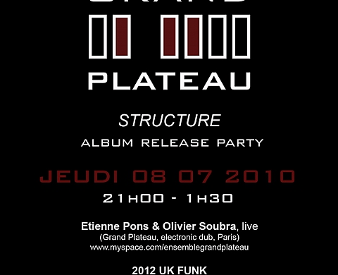 CAUSE PARI'S SLEEPING #03 - STRUCTURE Grand Plateau album release party