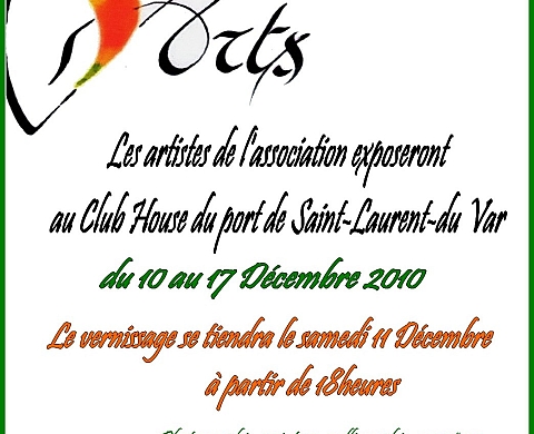 Les artistes de Jardins des Arts exposent à St Laurent du Var