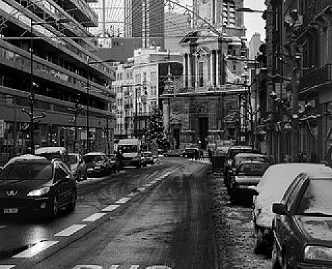 Bruxelles, un jour en hiver Bruxelles, un jour en hiver