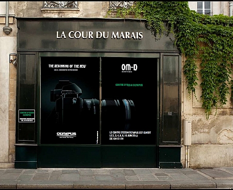 Un centre d'essai éphémère Olympus au coeur de Paris