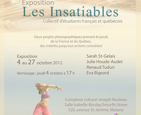 Une diplômée et une étudiante en photographie au Cégep de Matane présenteront l'exposition Les Insatiables