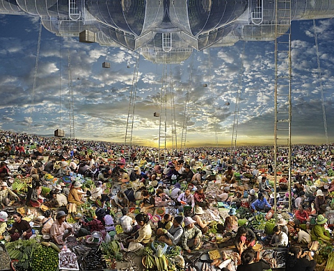 La ville de Dinard présente l'exposition Arches de Jean-François Rauzier