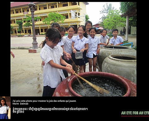 L'association «An eye for an eye»  présente des photographes en herbe 