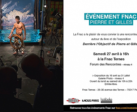 Rencontre avec les photographes Pierre et Gilles à la Fnac Ternes le 27 Avril