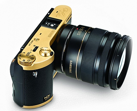 Samsung NX300 édition limitée plaqué or Samsung NX300 édition limitée plaqué or