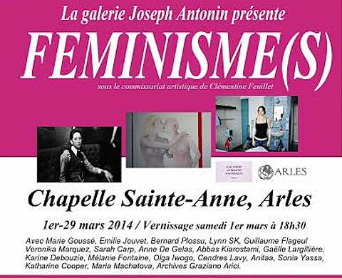 Exposition « FEMINISME(S) » à l'Eglise Sainte Anne d'Arles Exposition « FEMINISME(S) » à l'Eglise Sainte Anne d'Arles
