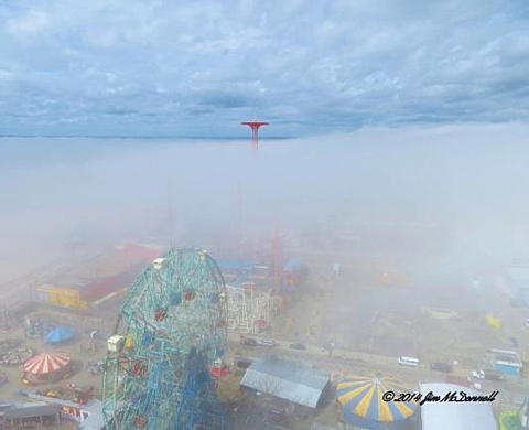 A Stroll Through Coney Island Among Friends