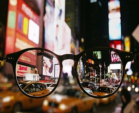 Cinemagraph : New York  à travers des lunettes
