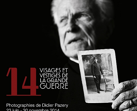 Exposition « 14,Visages et vestiges de la Grande Guerre » de Didier Pazery, présentée à la gare de l’Est Exposition « 14,Visages et vestiges de la Grande Guerre » de Didier Pazery, présentée à la gare de l’Est