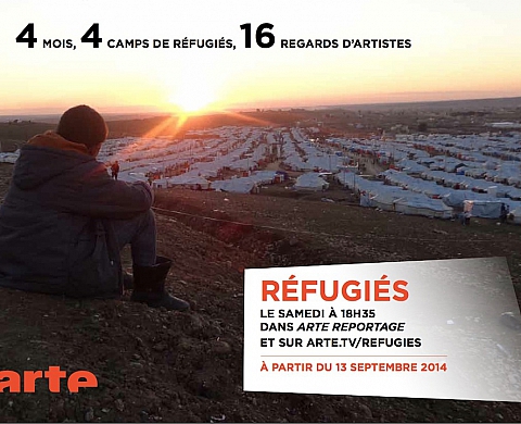 Martin Middlebrook, Reza, Christina Malkoum et Laurent Van Der Stockt sur ARTE pour « Réfugiés »