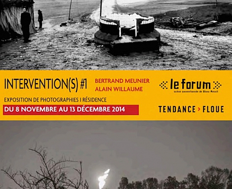 Exposition de photographies/tendance floue au Forum 