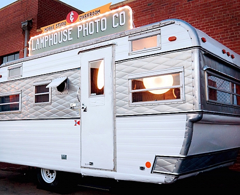 The Lampy Camper, le photomaton sur roues