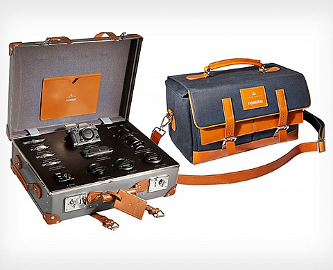 Fujifilm x Globe Trotter : une valise en or 