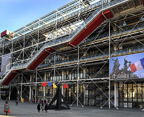 Le centre Pompidou met à l'honneur la marche républicaine