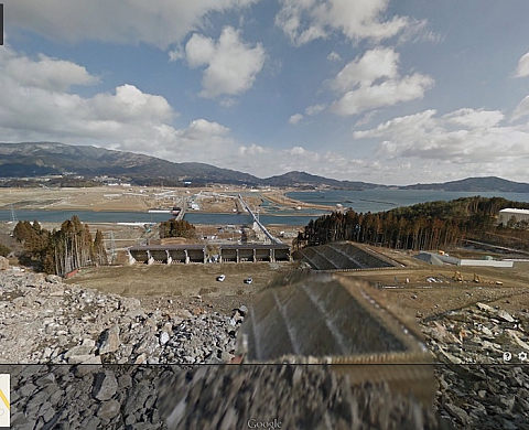 Street View revient à Fukushima
