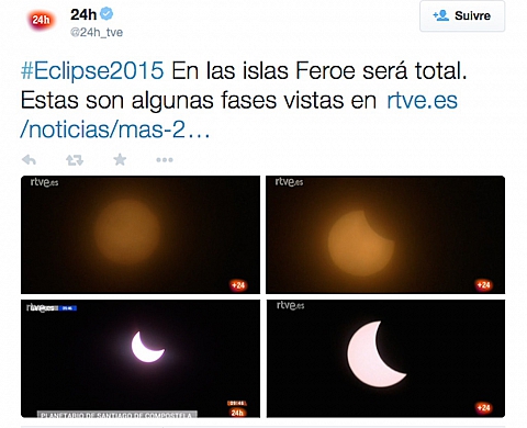 Tour d'horizon des photos de l'éclipse