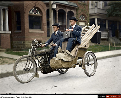 Un vieux cliché de 1912 reprend des couleurs 