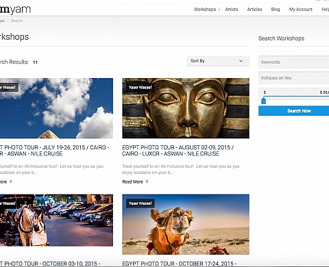 Voyagez, photographiez, travaillez : des workshops dans le monde entier !