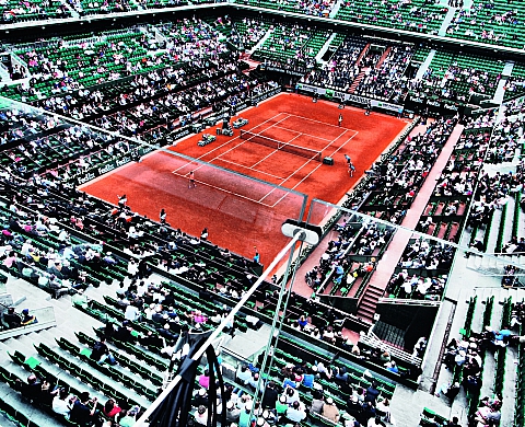 Exposition : Roland-Garros de Steve Hiett à l'hôtel de Ville de Paris