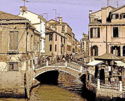 Exposition : « Venise » d'Anne Joudiou à la galerie des 7 Parnassiens