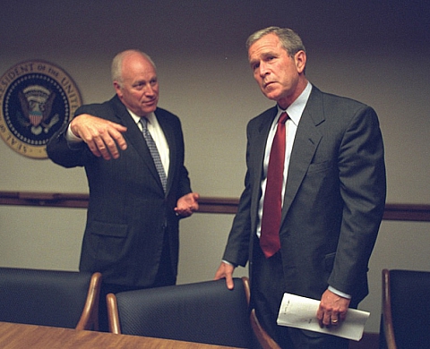 Photos inédites de Bush le 11 septembre