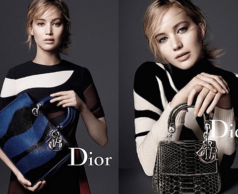 Jennifer Lawrence shootée par David Sims pour la maison Dior 