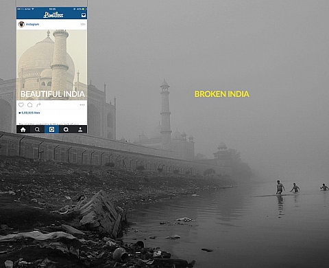 La réalité cachée de l'Inde sur Instagram 
