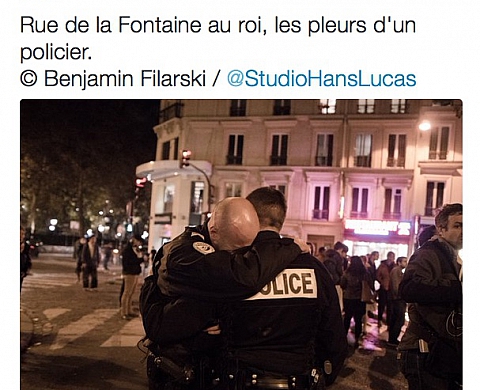 Daesh récupère la photo de Benjamin Filarski : la gerbe !