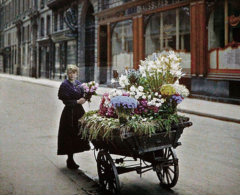 Paris au siècle dernier, les photos en couleurs !