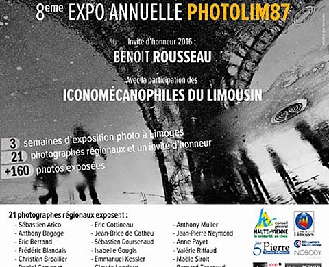 Exposition : « Limoges Expo Photos » par l'association Photolim87 Exposition : « Limoges Expo Photos » par l'association Photolim87