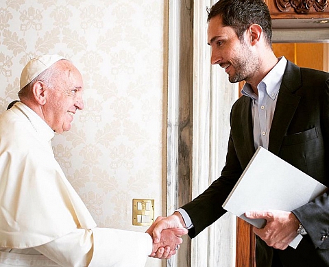 Quand le PDG d'Instagram rencontre le Pape...