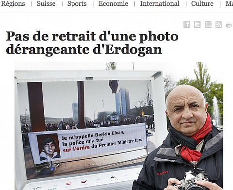 Genève en faveur du photographe Demir Sönmez et de la liberté d'expression
