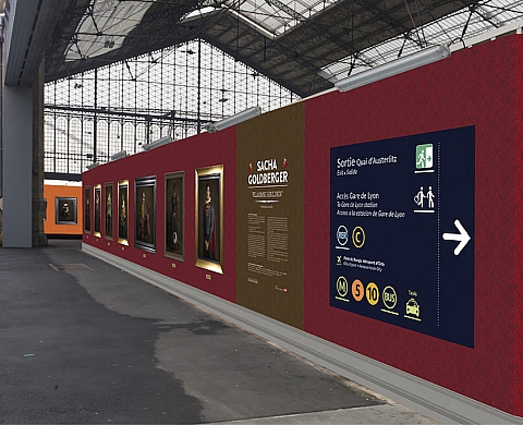 Une rétrospective Goldberger... à la gare d'Austerlitz !