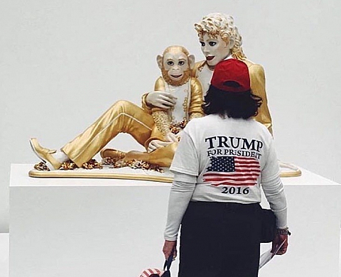 Jeff Koons rencontre Trump : une photo plus américaine que l'Amérique