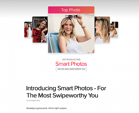 Tinder choisit votre photo pour plus de conquêtes